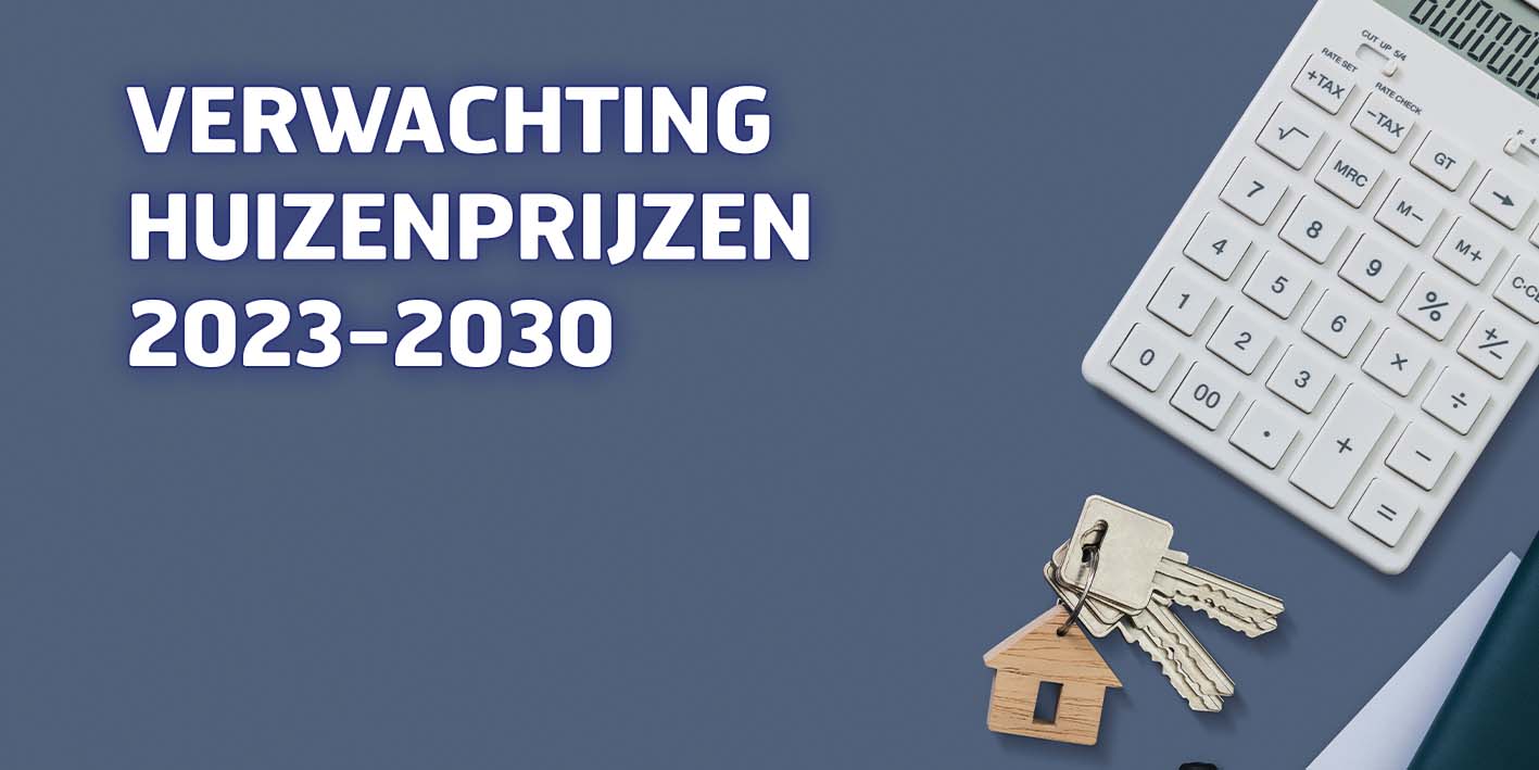 Verwachting huizenprijzen 2023, 2025 en 2030