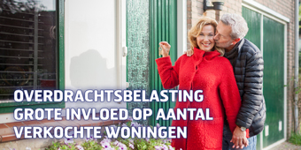 Overdrachtsbelasting grote invloed op aantal verkochte woningen