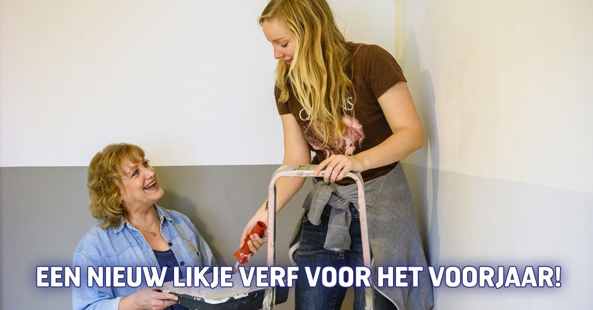 Een nieuw likje verf voor het voorjaar!